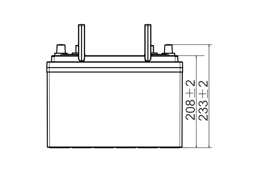 Тяговый аккумулятор WBR EVX12-105C